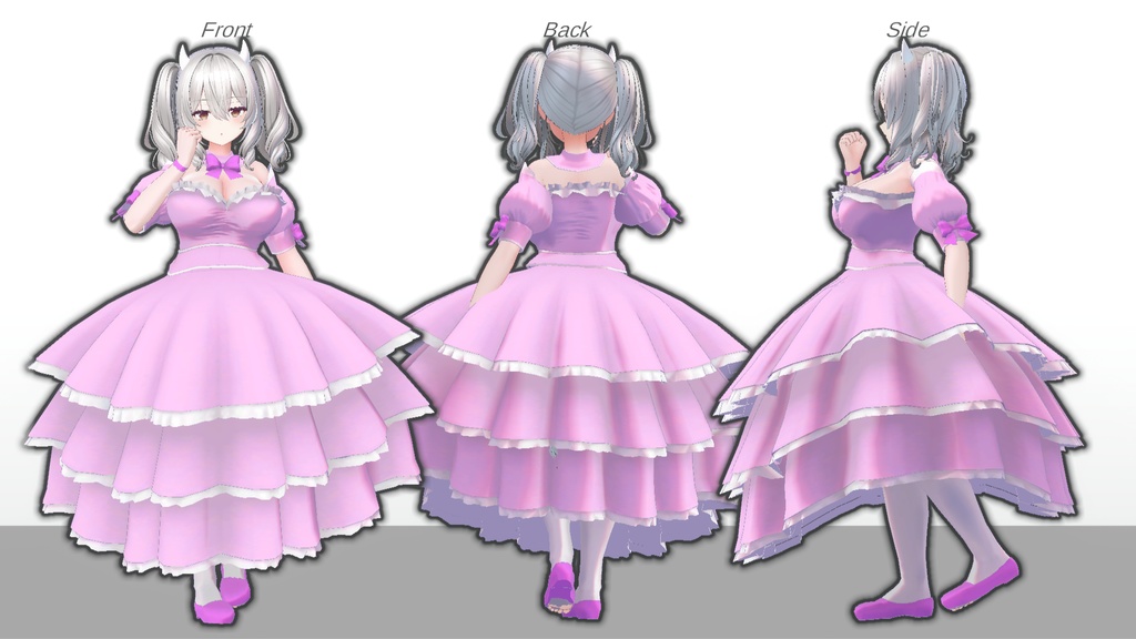 ミルティナ・伊奈波かや対応 プリンセスドレス風衣装