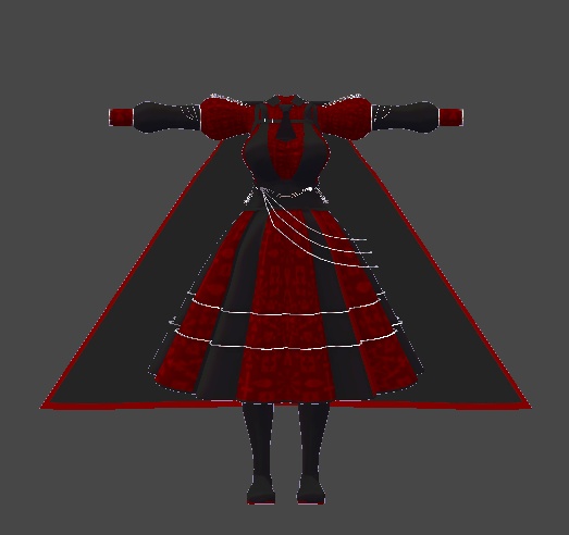 【無料】ティコ・ポプリ用 エレガントドレス衣装