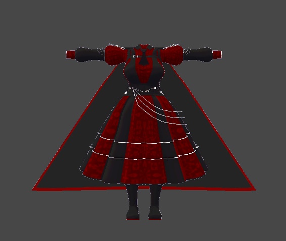 ミルティナ・伊奈波かや対応 エレガントドレス衣装