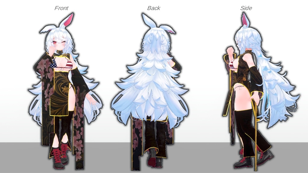 【無料】ティコ・ポプリ用 和風アメリカンチャイナドレス