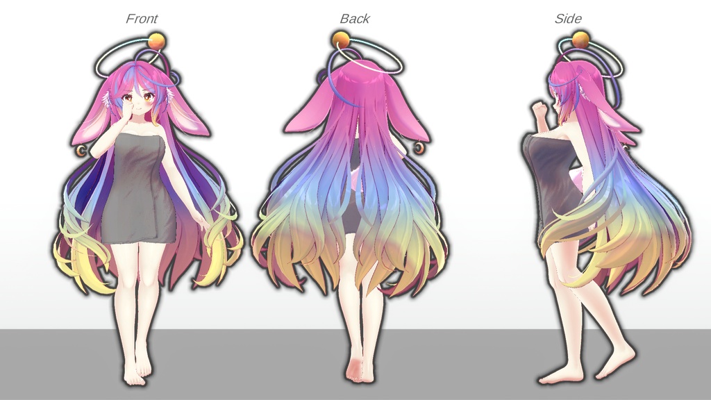 ミルティナ・伊奈波かや・御咲ライネ対応 バスタオル