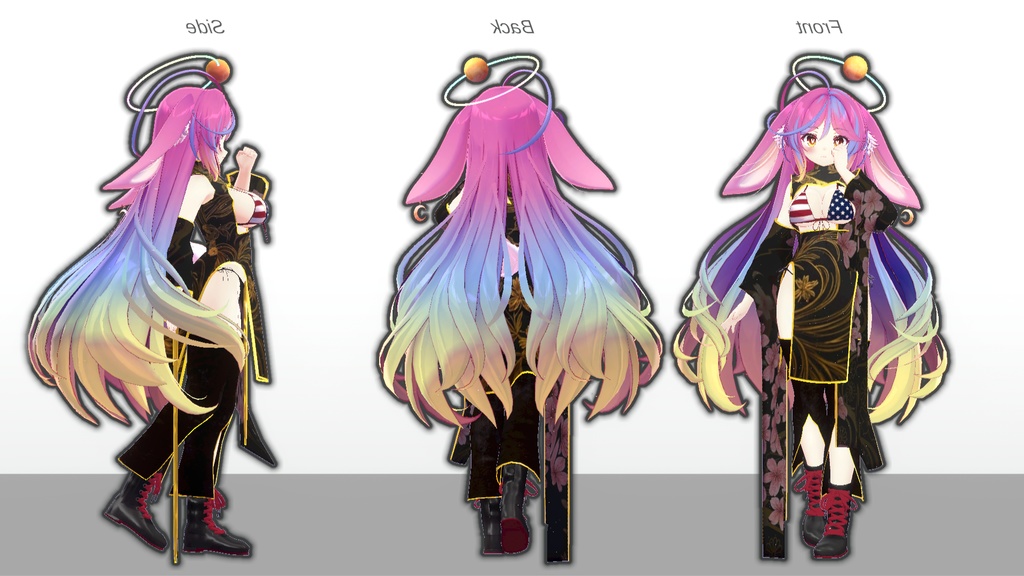 ミルティナ・伊奈波かや対応 和風アメリカンチャイナドレス