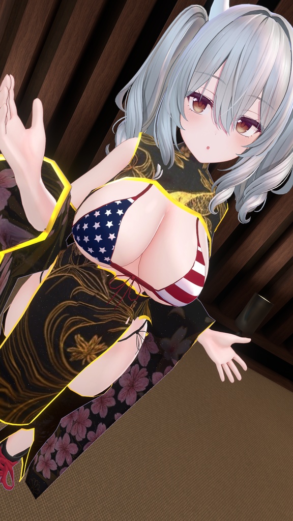 ミルティナ対応　和風アメリカンチャイナドレス