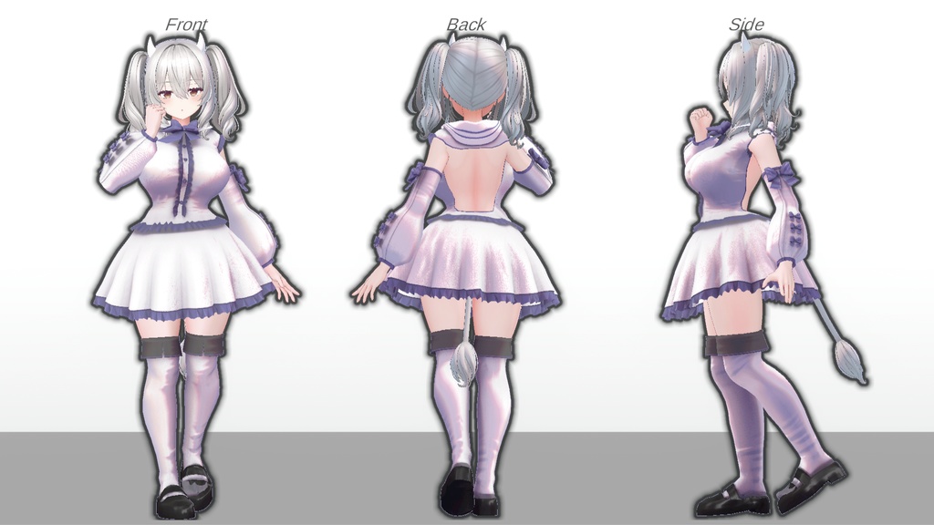 ミルティナ・伊奈波かや対応 オープンバックワンピース