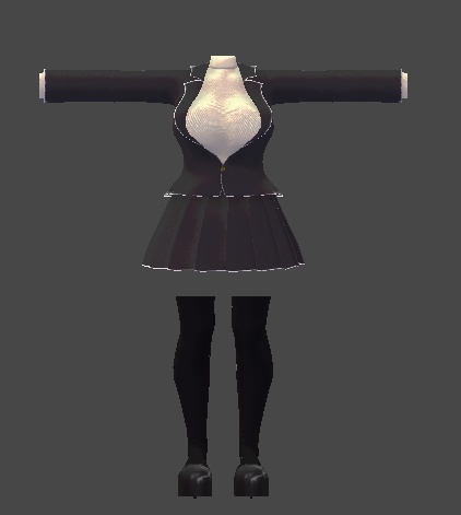 ミルティナ対応 ジャケット&タートルネック衣装