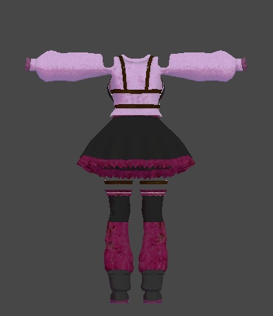 ミルティナ対応 カジュアルミックス衣装