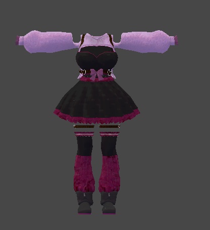 ミルティナ対応 カジュアルミックス衣装