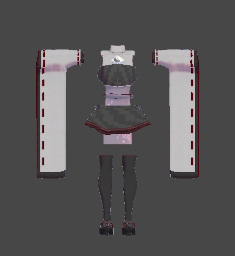 【無料】ティコ・ポプリ用 陰陽師風衣装