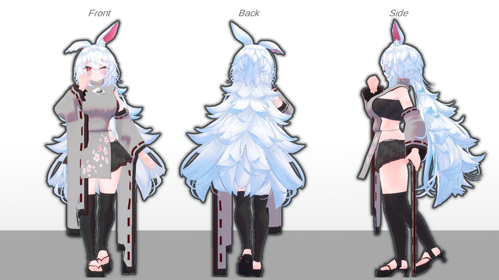 【無料】ティコ・ポプリ用 陰陽師風衣装