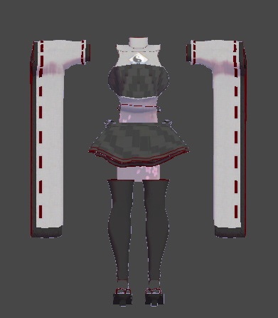 ミルティナ対応 陰陽師風衣装