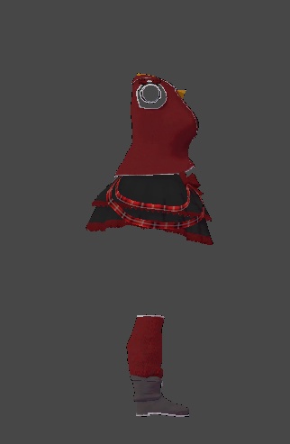 【無料】ティコ・ポプリ用 ティアードミニスカート衣装