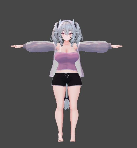 ミルティナ・伊奈波かや対応 ドルフィンパンツ衣装