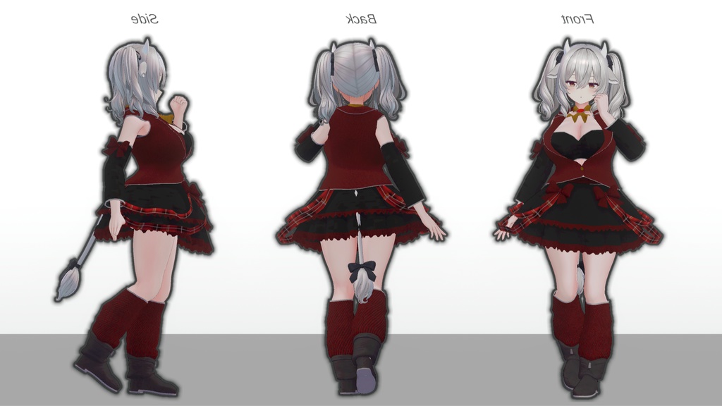 ミルティナ対応 ティアードミニスカート衣装