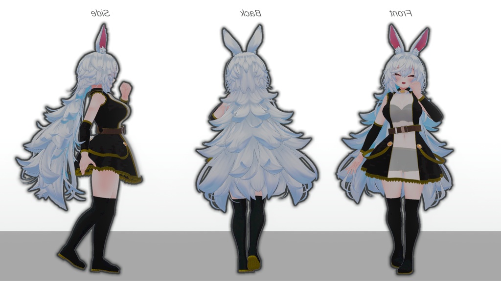 【無料】ティコ・ポプリ用 シースルーフロント衣装