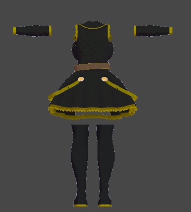 ミルティナ対応 シースルーフロント衣装