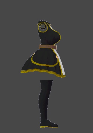 ミルティナ対応 シースルーフロント衣装