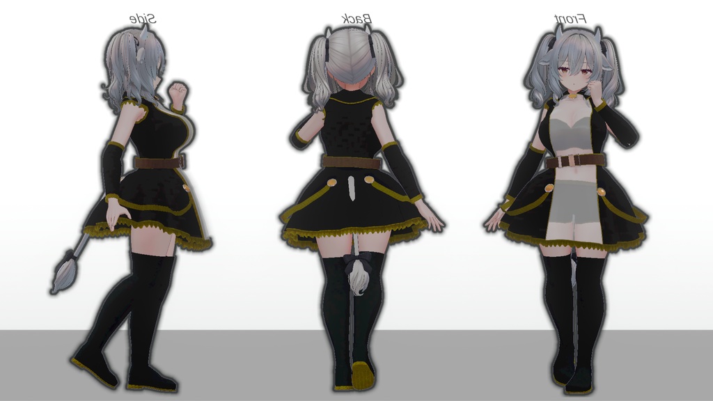 ミルティナ対応 シースルーフロント衣装