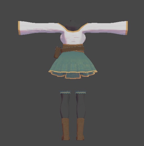 【無料】ティコ・ポプリ用 ヒーラー衣装