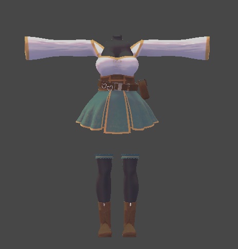 【無料】ティコ・ポプリ用 ヒーラー衣装