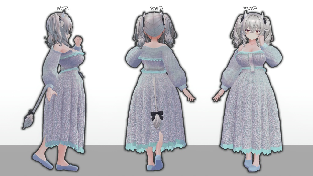 ミルティナ対応 ロングワンピース衣装