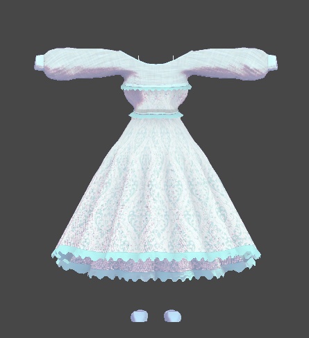 ミルティナ対応 ロングワンピース衣装