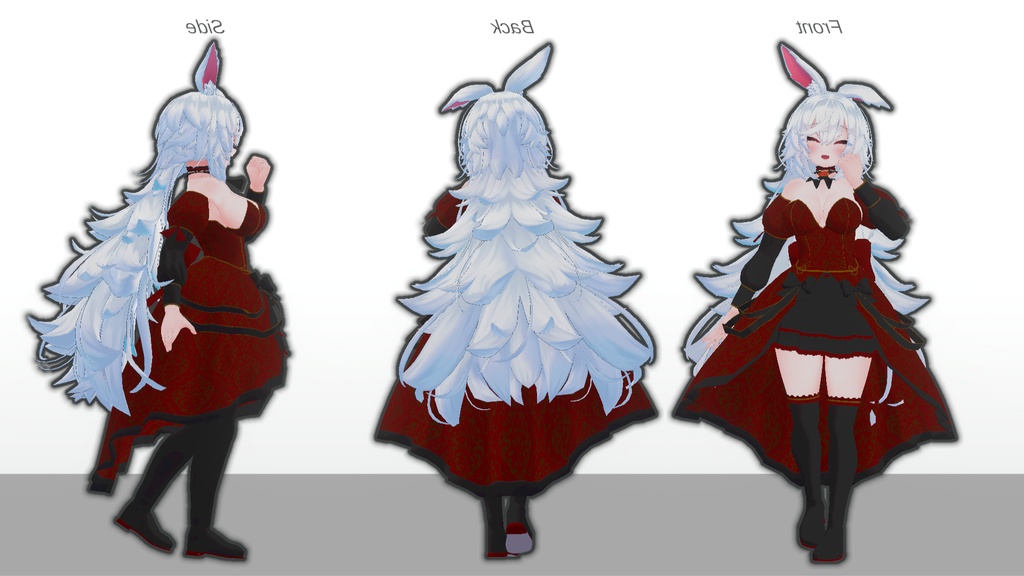 【無料】ティコ・ポプリ用 ヴァンパイアプリンセス衣装