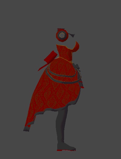 【無料】ティコ・ポプリ用 ヴァンパイアプリンセス衣装