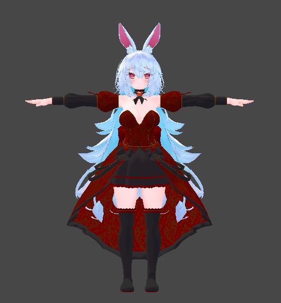 【無料】ティコ・ポプリ用 ヴァンパイアプリンセス衣装