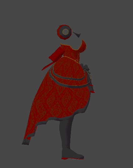 ミルティナ対応 ヴァンパイアプリンセス衣装