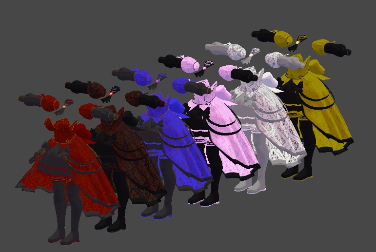 ミルティナ対応 ヴァンパイアプリンセス衣装