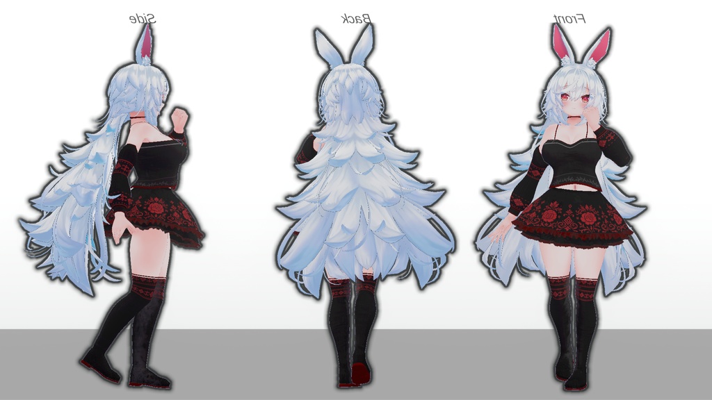 【無料】ティコ・ポプリ用衣装 漆黒ロザリウム