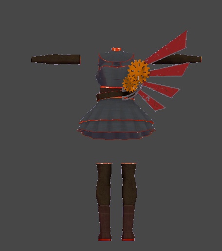 【無料】ティコ・ポプリ用衣装 スチームギアメイガス