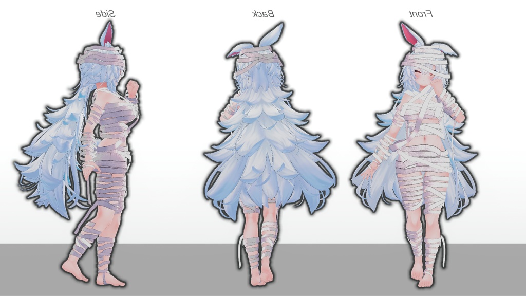 【無料】ティコ・ポプリ用衣装 ハロウィンコスプレミイラ衣装