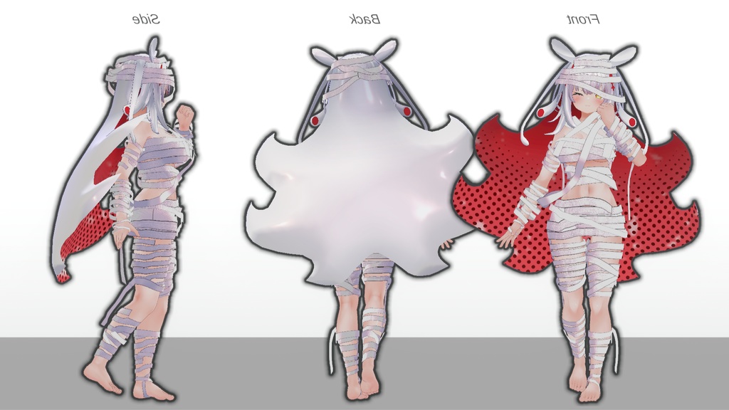 【無料】ティコ・ポプリ用衣装 ハロウィンコスプレミイラ衣装