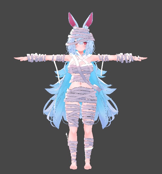 【無料】ティコ・ポプリ用衣装 ハロウィンコスプレミイラ衣装