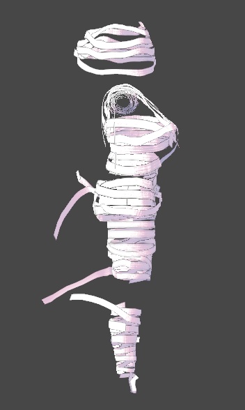 ミルティナ・伊奈波かや・御咲ライネ対応 ハロウィンコスプレミイラ衣装