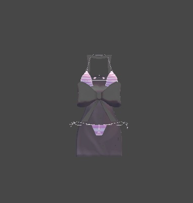 【無料】ティコ・ポプリ用衣装 水着エプロン衣装