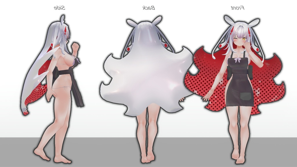 【無料】ティコ・ポプリ用衣装 水着エプロン衣装