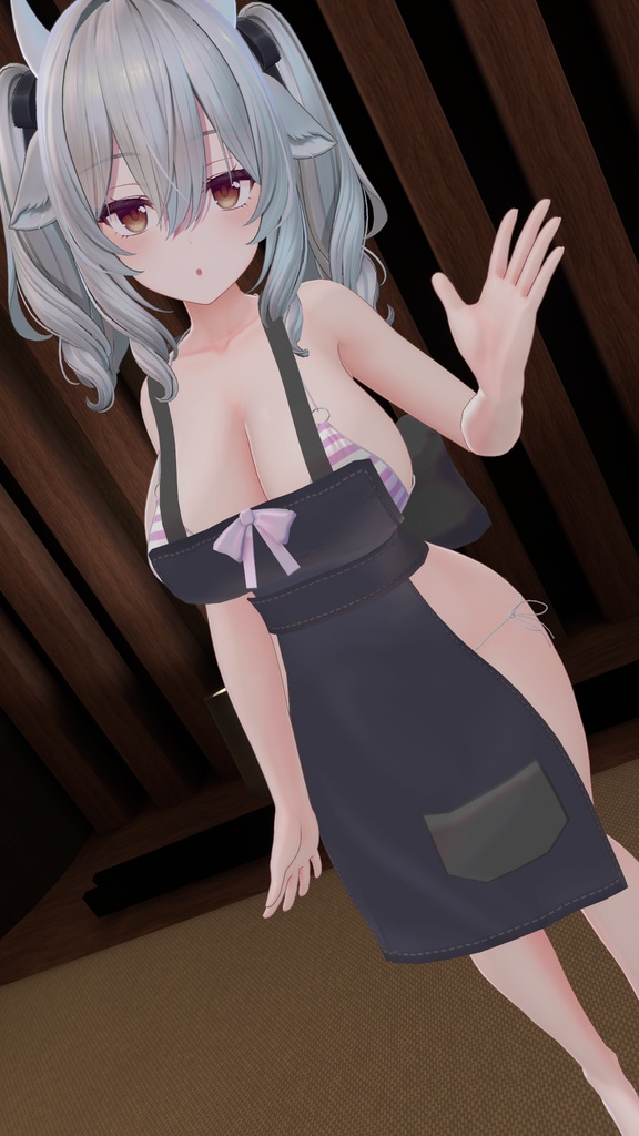 ミルティナ対応　水着エプロン衣装