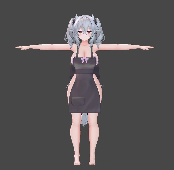 ミルティナ対応 水着エプロン衣装