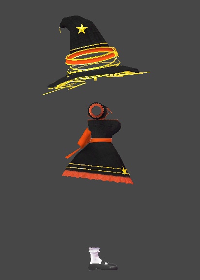 【無料】ティコ・ポプリ用衣装 星灯の魔女