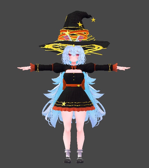 【無料】ティコ・ポプリ用衣装 星灯の魔女