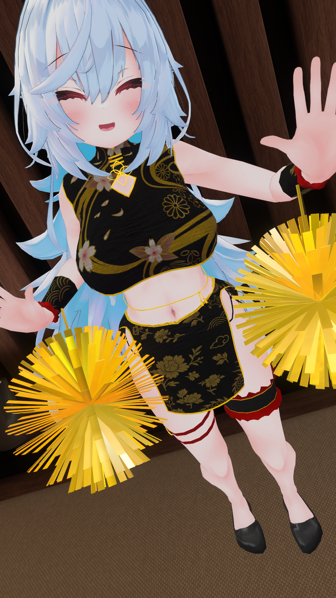 【無料】ティコ・ポプリ用衣装　チャイナ風チア衣装