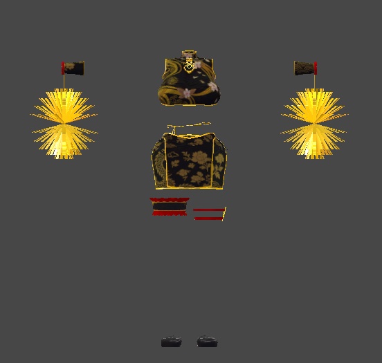 【無料】ティコ・ポプリ用衣装 チャイナ風チア衣装