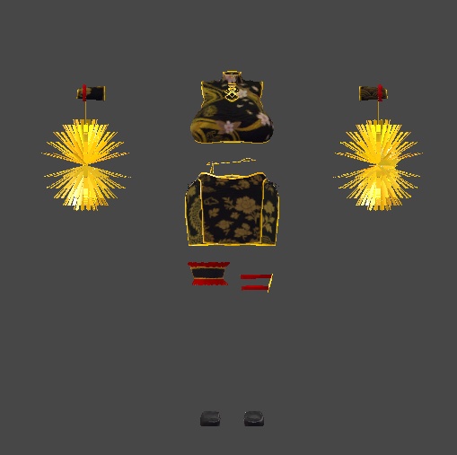 ミルティナ対応 チャイナ風チア衣装