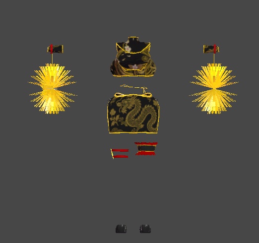 ミルティナ対応 チャイナ風チア衣装