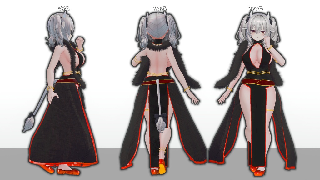 ミルティナ対応 ドレス衣装「月影ノ華」