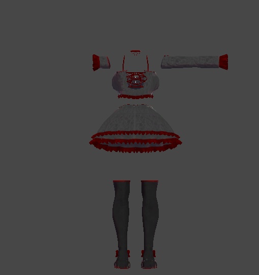 【無料】ティコ・ポプリ用衣装 「ダークノクターン」