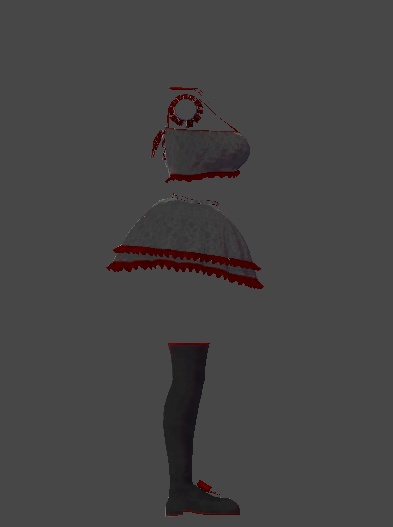 【無料】ティコ・ポプリ用衣装 「ダークノクターン」