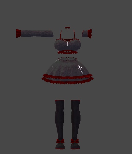 【無料】ティコ・ポプリ用衣装 「ダークノクターン」